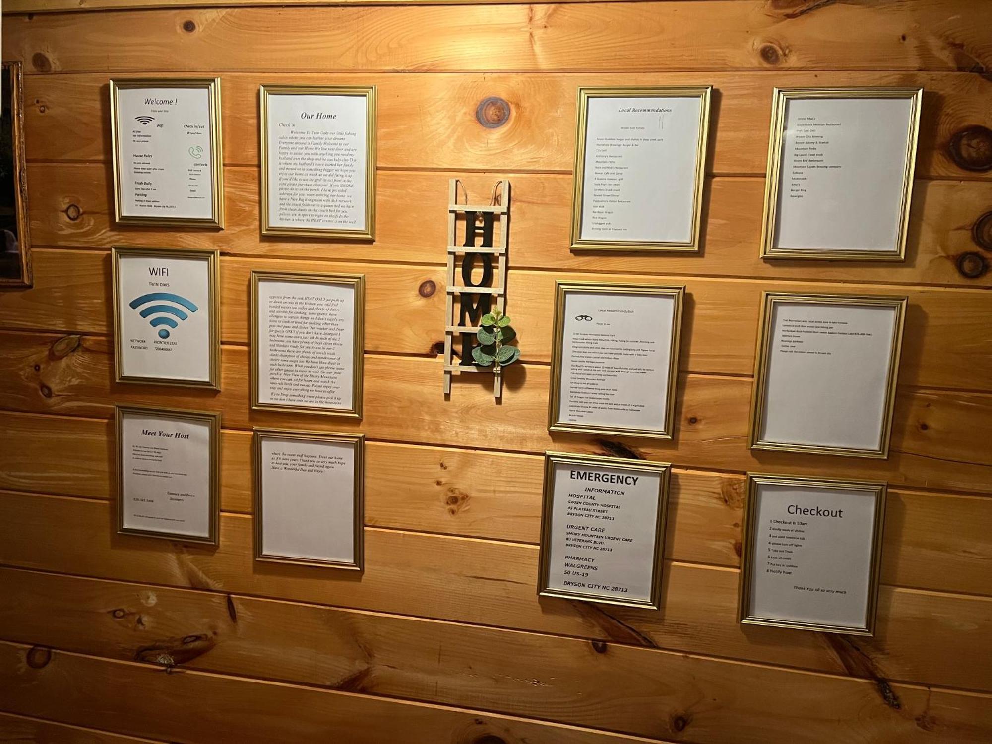 Twin Oaks Βίλα Bryson City Εξωτερικό φωτογραφία